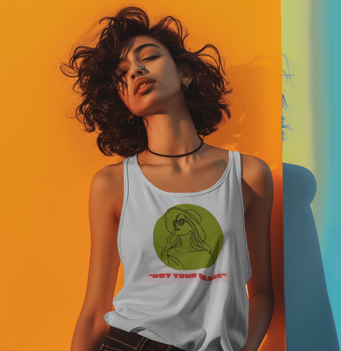 Crop Tank "Not Your Babe"