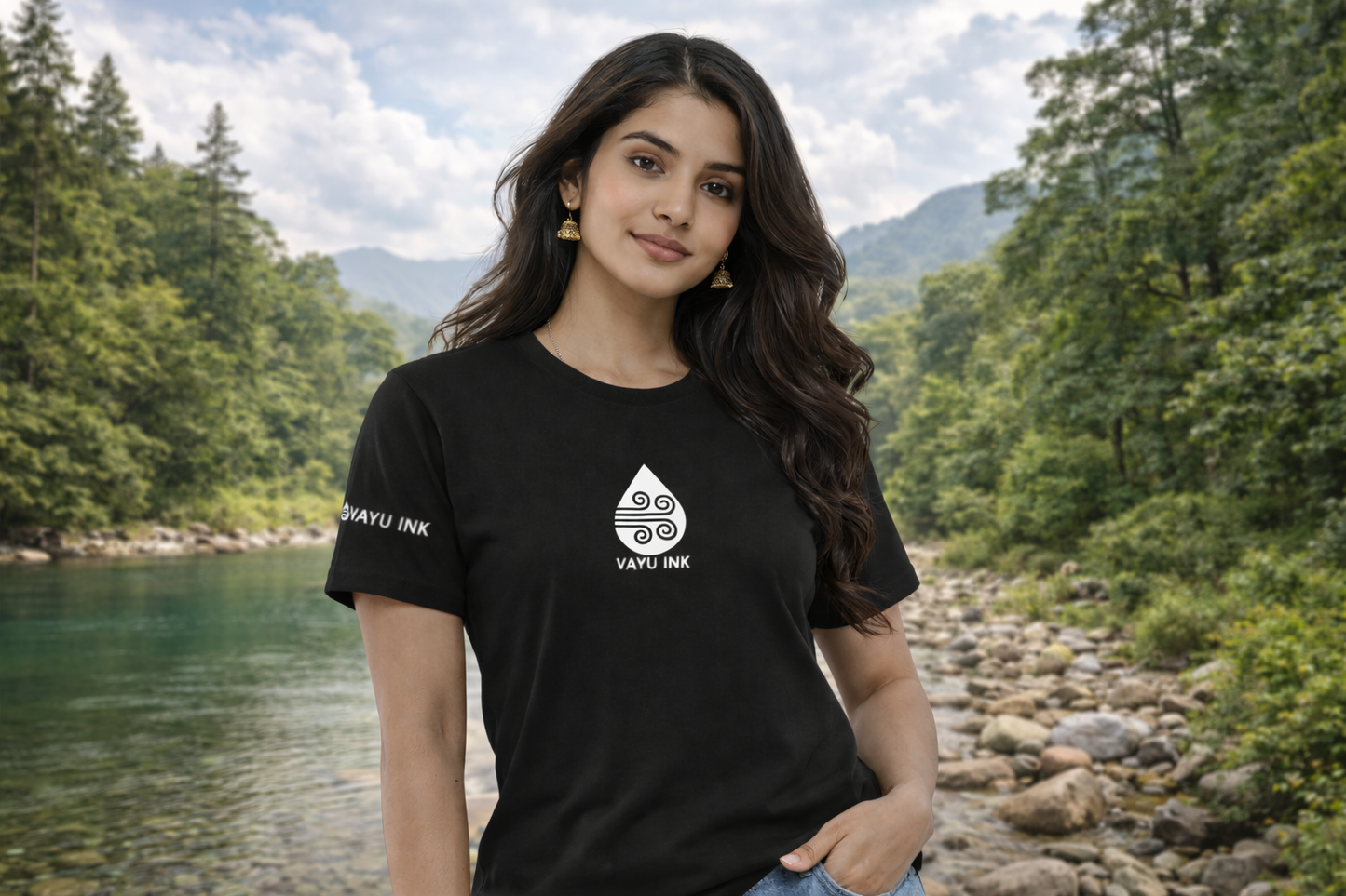 Jagannath Bhakti Black T-Shirt | Unisex Premium Cotton Stretch Wear