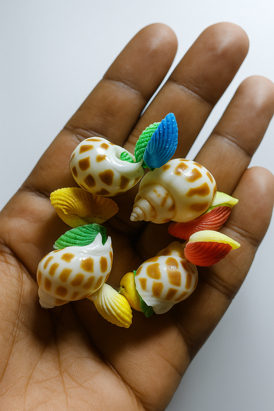 Handmade Colorful Spiral Conch Shell Bracelet – Ocean Inspired Ethnic Jewelry by VAYU INK