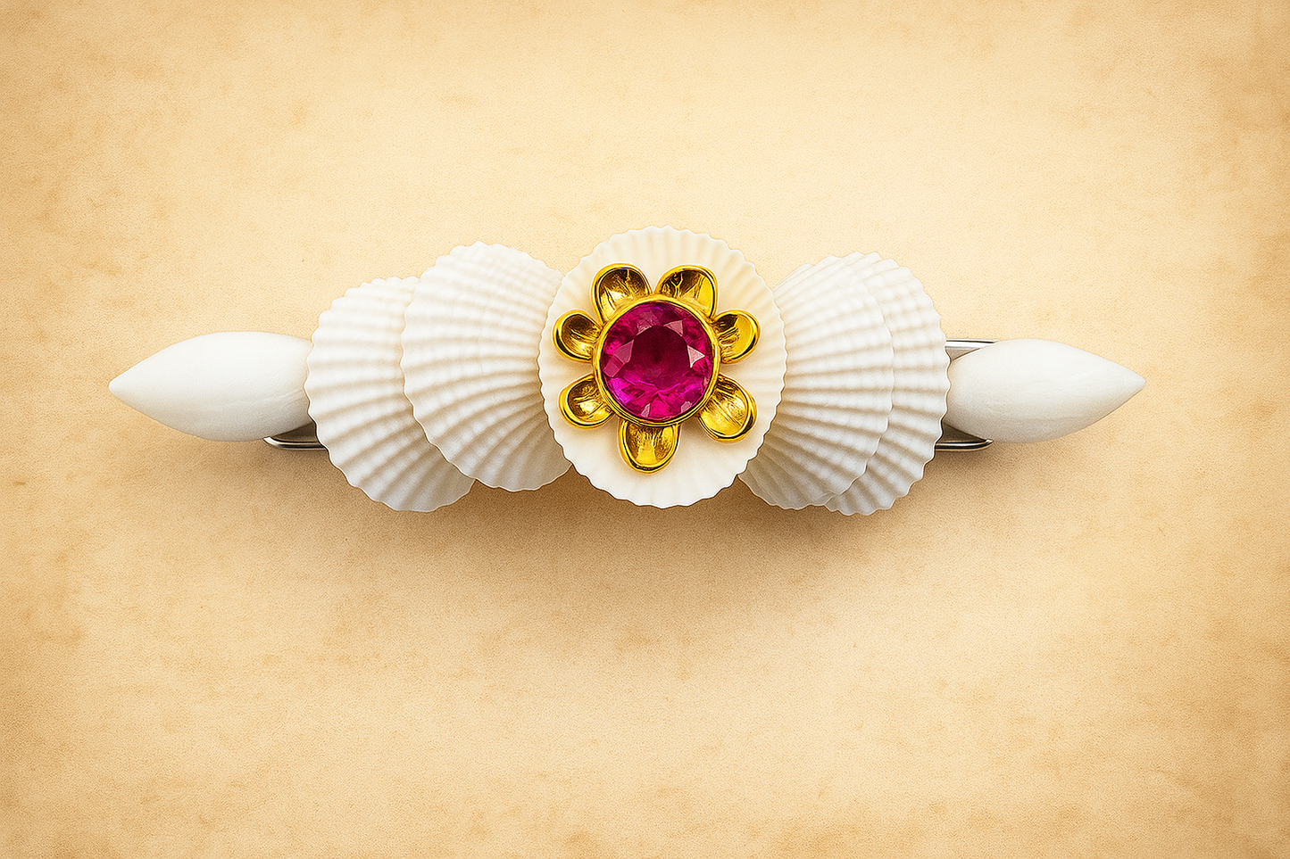 Seashell Hair Clip