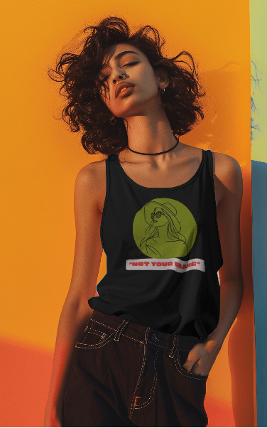 Crop Tank "Not Your Babe"